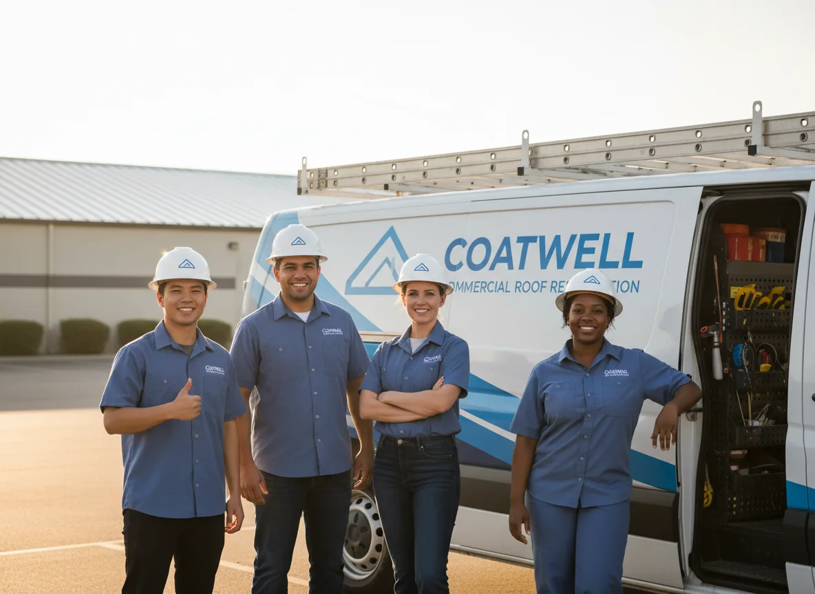 Commercial roof coating company in Olden, TX
